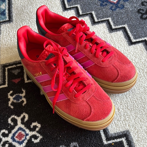 adidas gazelle silver green womens adidas SL 72 OG Shoes - Women's - Semi Pink Spark / Red / Glow Pink main image 1